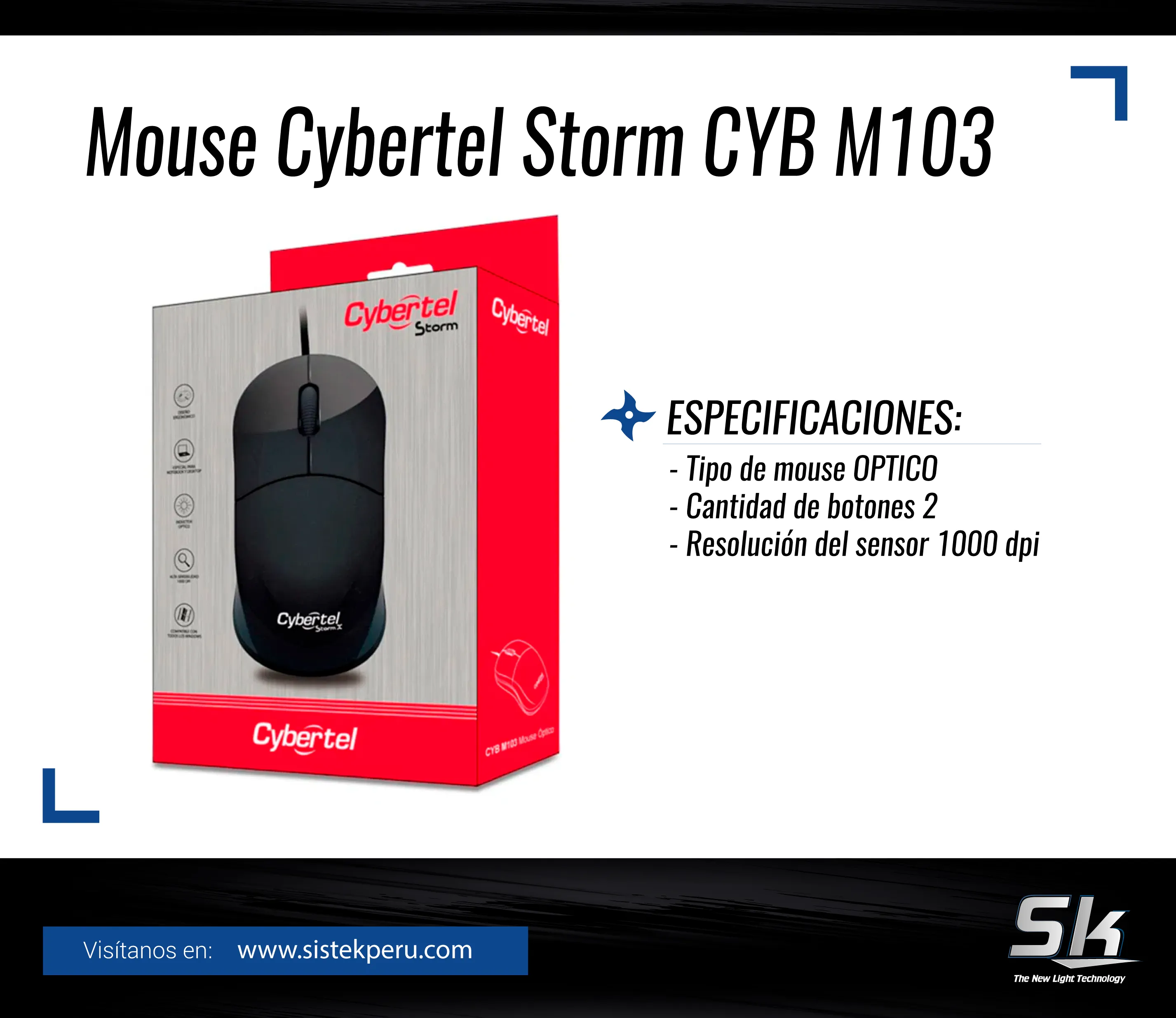 Mouse Cybertel CYBM103