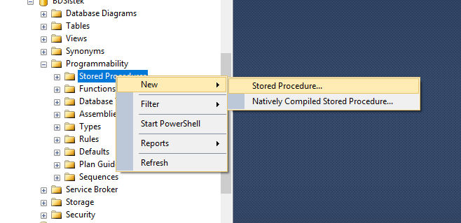 Creando Procedimientos Almacenados en SQL Server