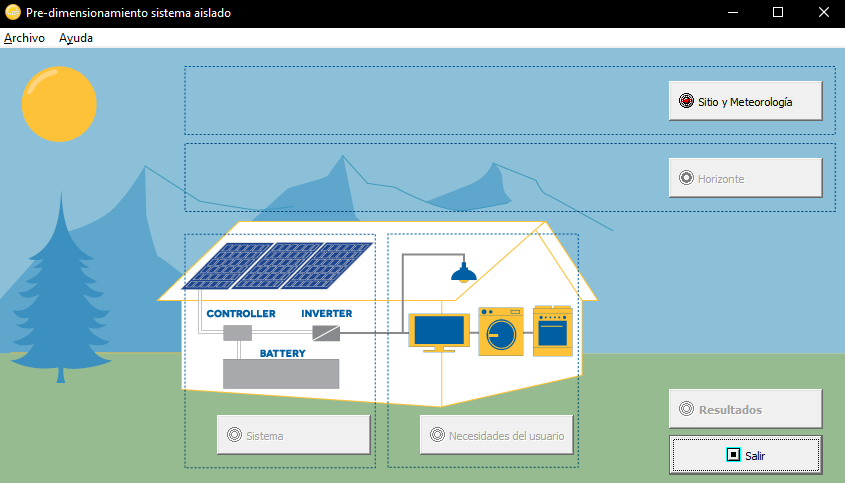 Pre-dimensionamiento de Sistemas Fotovoltaicos Aislados mediante el software PVsyst