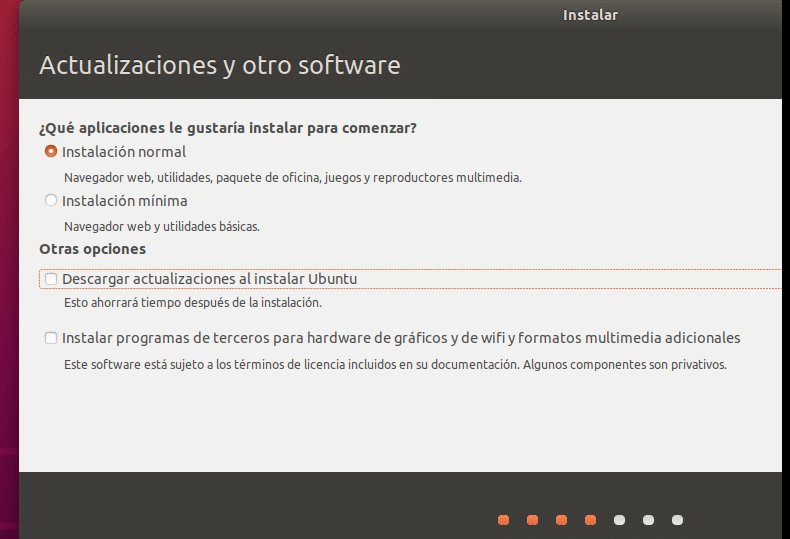 Update install ubuntu vmware