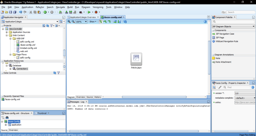 Jdeveloper adf jsf page