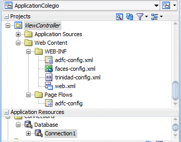Jdeveloper faces config