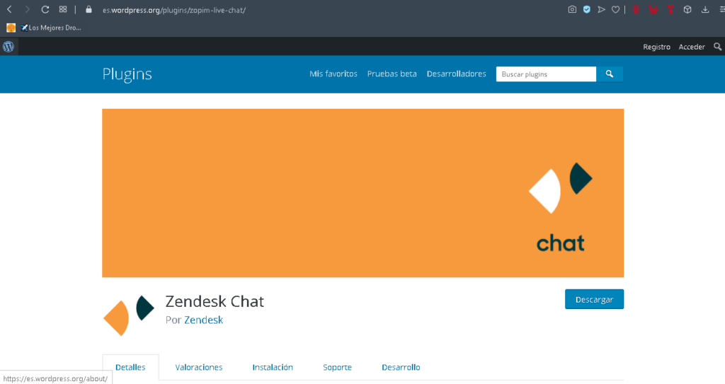 plugin zendesk chat wordpress