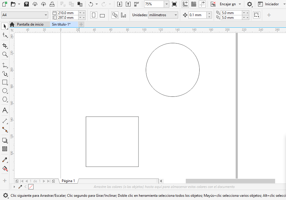 corel draw figuras geometricas