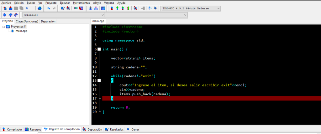 agregar items vector cplusplus