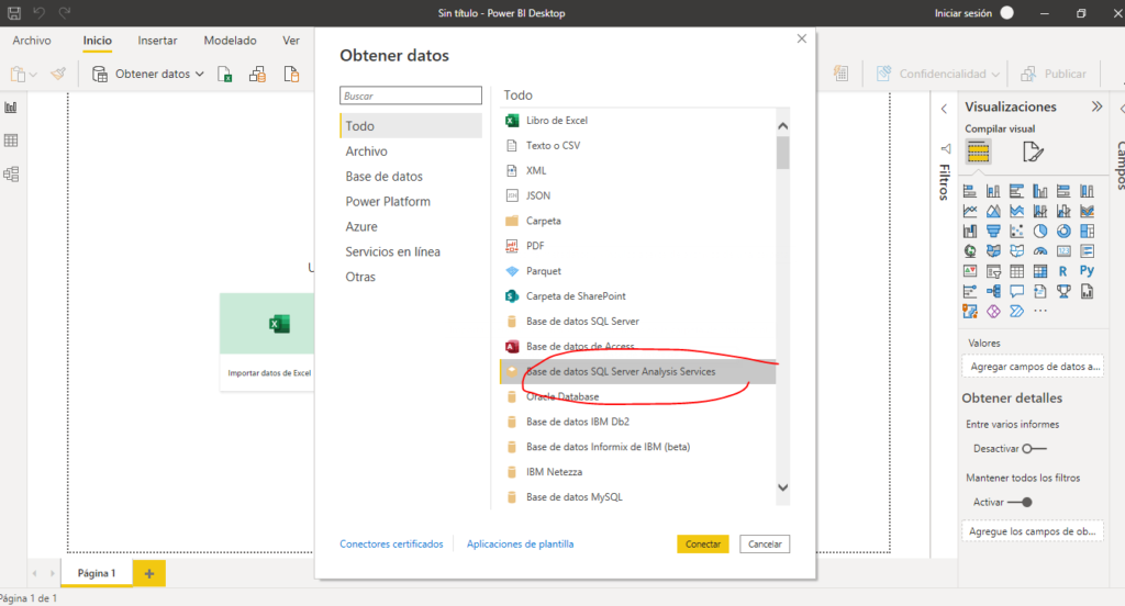 powerbi dashboard cubo