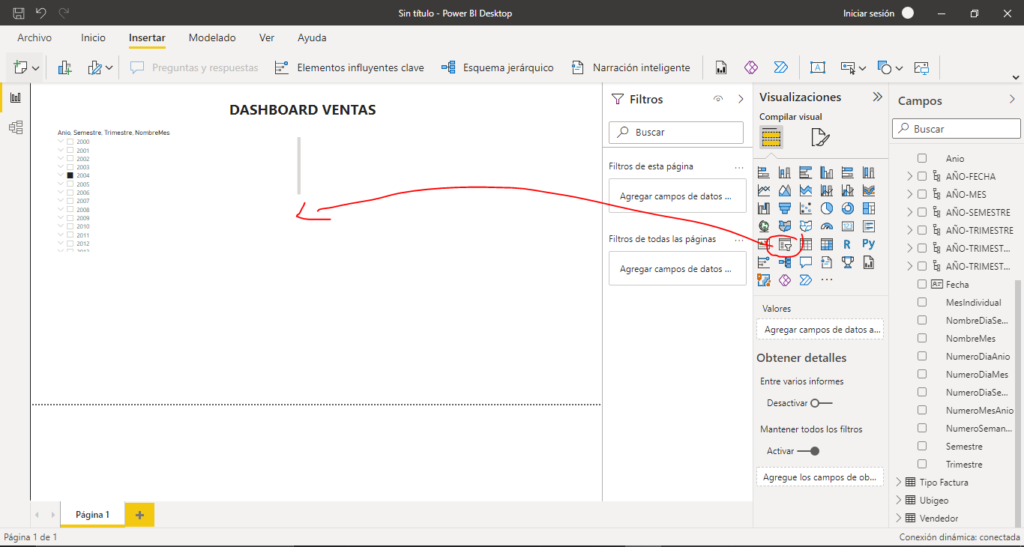 powerbi segmentacion datos