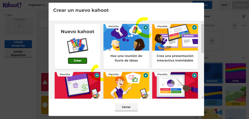 crear kahoot