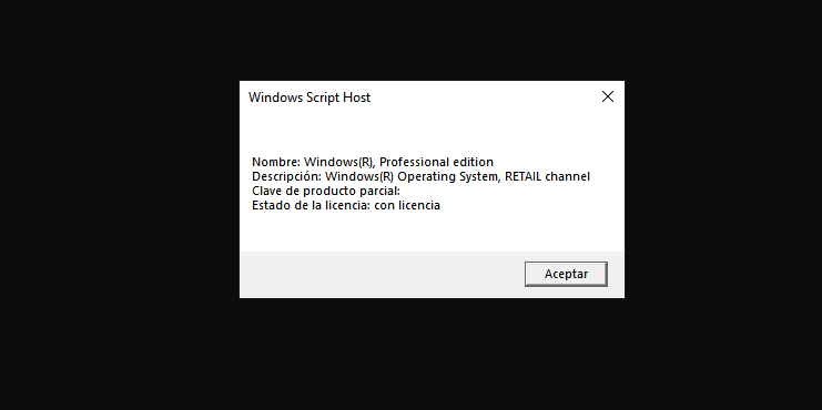 Como saber que licencia de windows 10 tengo