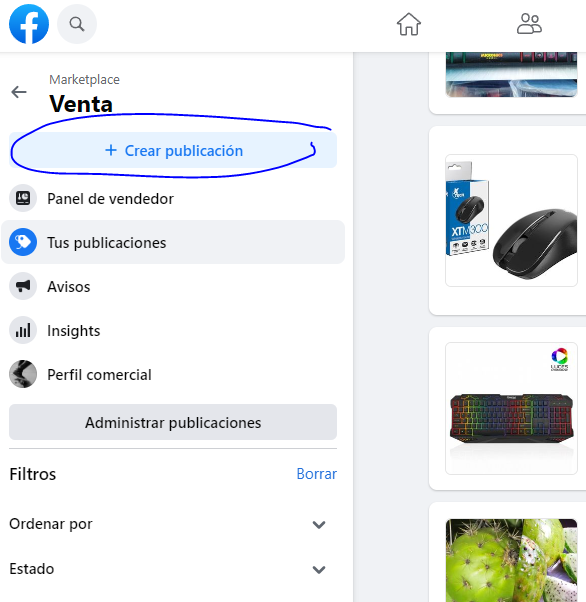 facebook marketplace crear publicacion